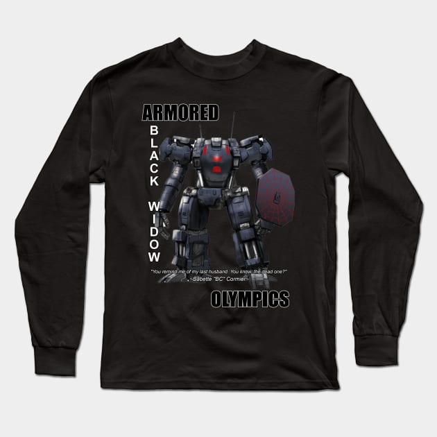 Black Widow Long Sleeve T-Shirt by Hope Station